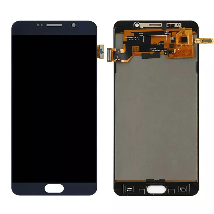 Untuk Samsung Galaxy Note 5 LCD OLED Paparan Skrin Digitizer dengan bingkai