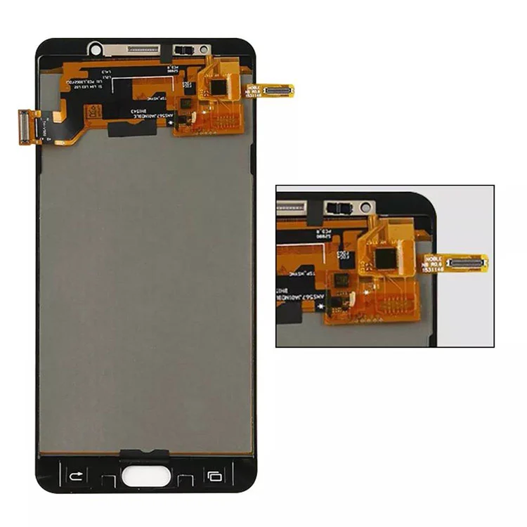 Untuk Samsung Galaxy Note 5 LCD OLED Paparan Skrin Digitizer dengan bingkai