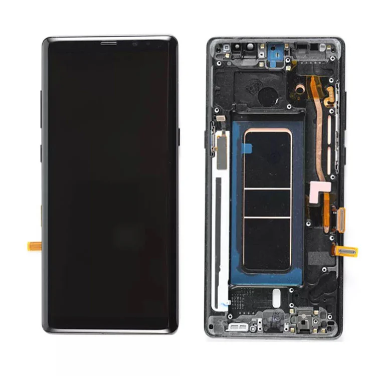 Untuk Samsung Galaxy Note 8 LCD OLED Paparan Skrin Digitizer dengan bingkai