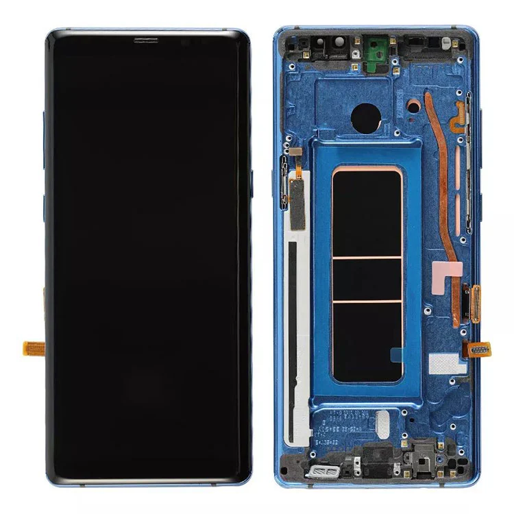 Untuk Samsung Galaxy Note 8 LCD OLED Paparan Skrin Digitizer dengan bingkai