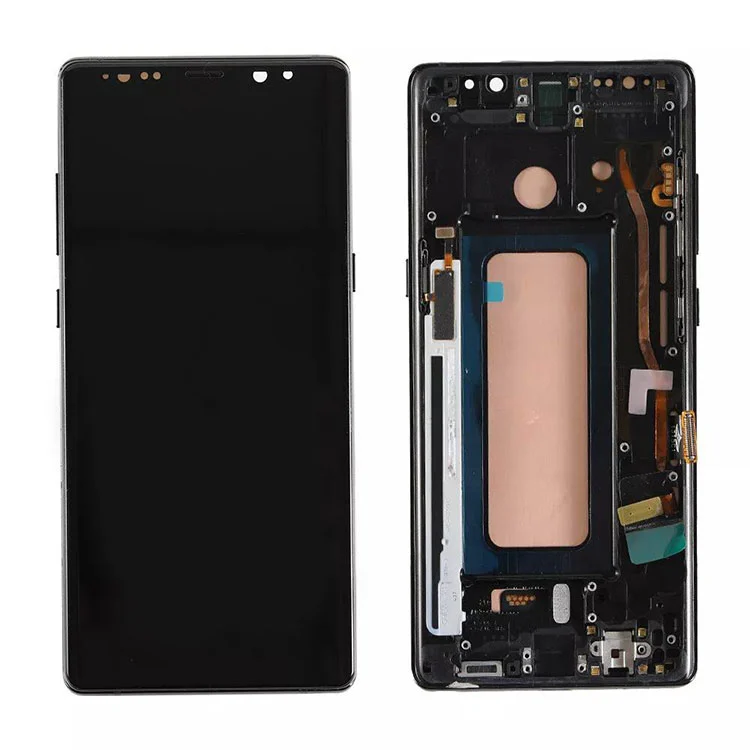 Untuk Samsung Galaxy Note 8 LCD OLED Paparan Skrin Digitizer dengan bingkai