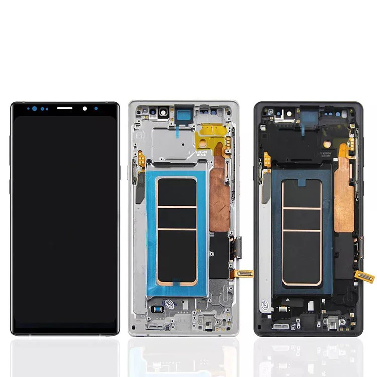 Untuk Samsung Galaxy Note 9 LCD OLED Paparan Skrin Digitizer dengan bingkai