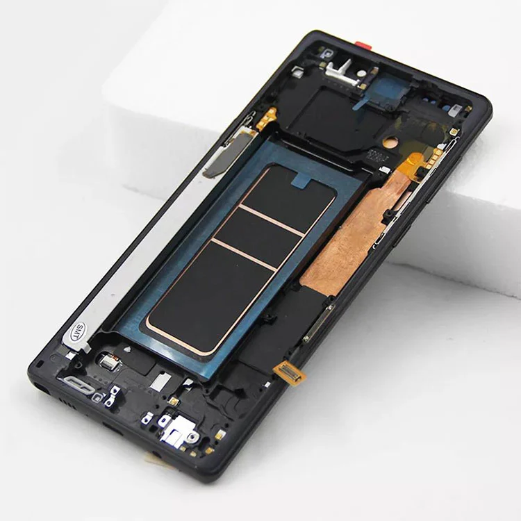 Untuk Samsung Galaxy Note 9 LCD OLED Paparan Skrin Digitizer dengan bingkai