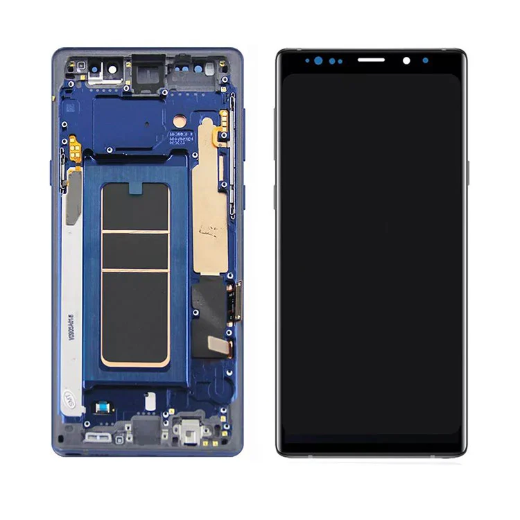 Untuk Samsung Galaxy Note 9 LCD OLED Paparan Skrin Digitizer dengan bingkai