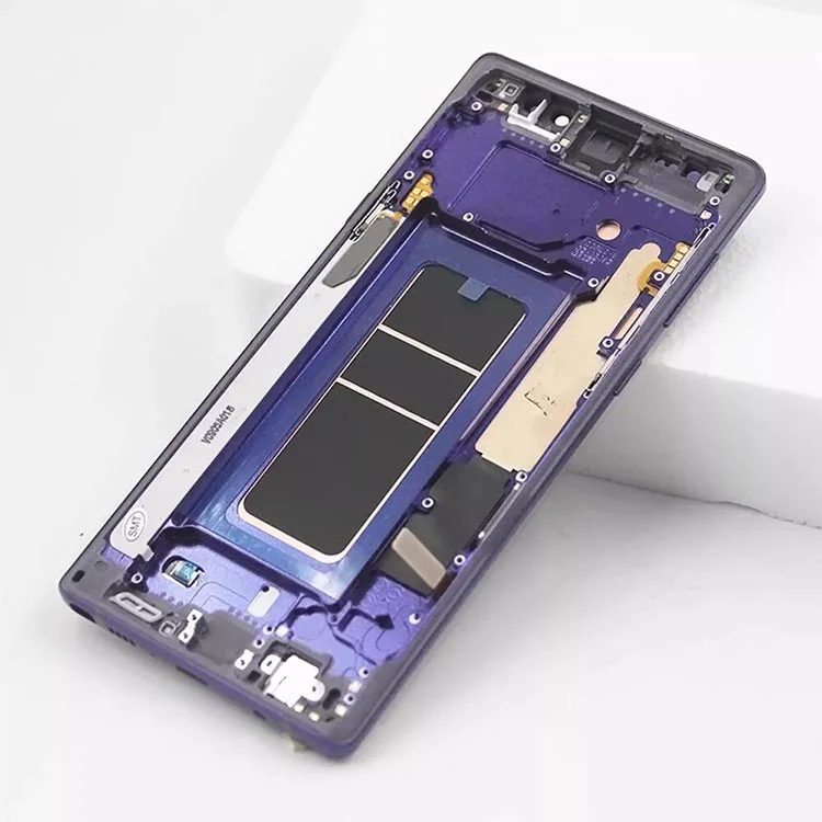 Untuk Samsung Galaxy Note 9 LCD OLED Paparan Skrin Digitizer dengan bingkai
