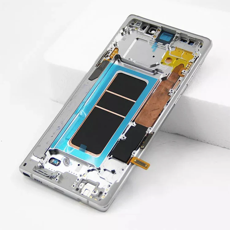 Untuk Samsung Galaxy Note 9 LCD OLED Paparan Skrin Digitizer dengan bingkai