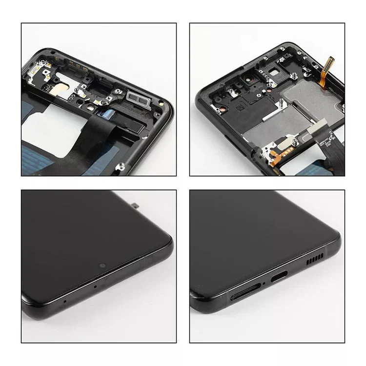 Untuk penggantian pemasangan skrin sentuh sentuh samsung galaxy s21 lcd
